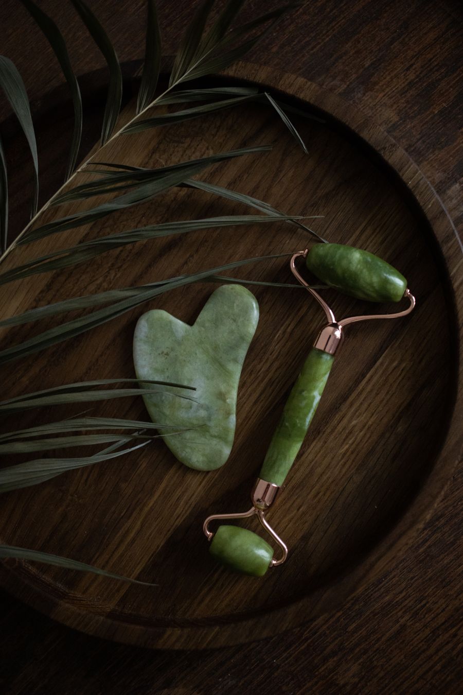 Jade Roller & Gua Sha Facial Tool Set